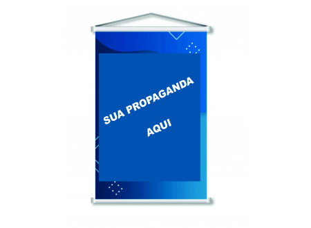 Banner Personalizado Em Lona Com Impressão Digital 60x40cm